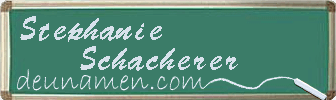 Stephanie Schacherer Visitenkarte